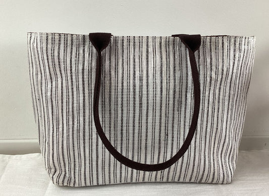 Handgefertigte Büro-Tasche aus recycelten Plastiktüten - Chamak