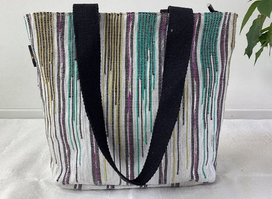 Handgefertigter Designer Shopper aus recycelten Plastiktüten - Chamak